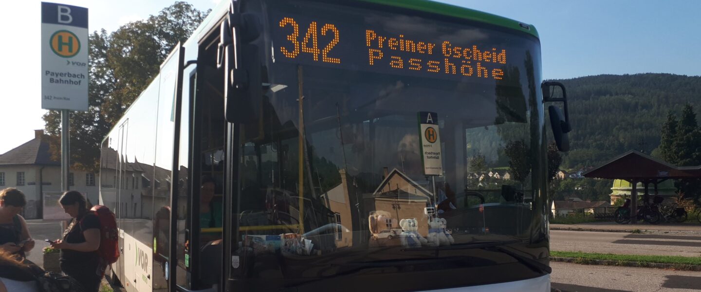 Bus aufs Preiner Gscheid, Foto Gerold Petritsch